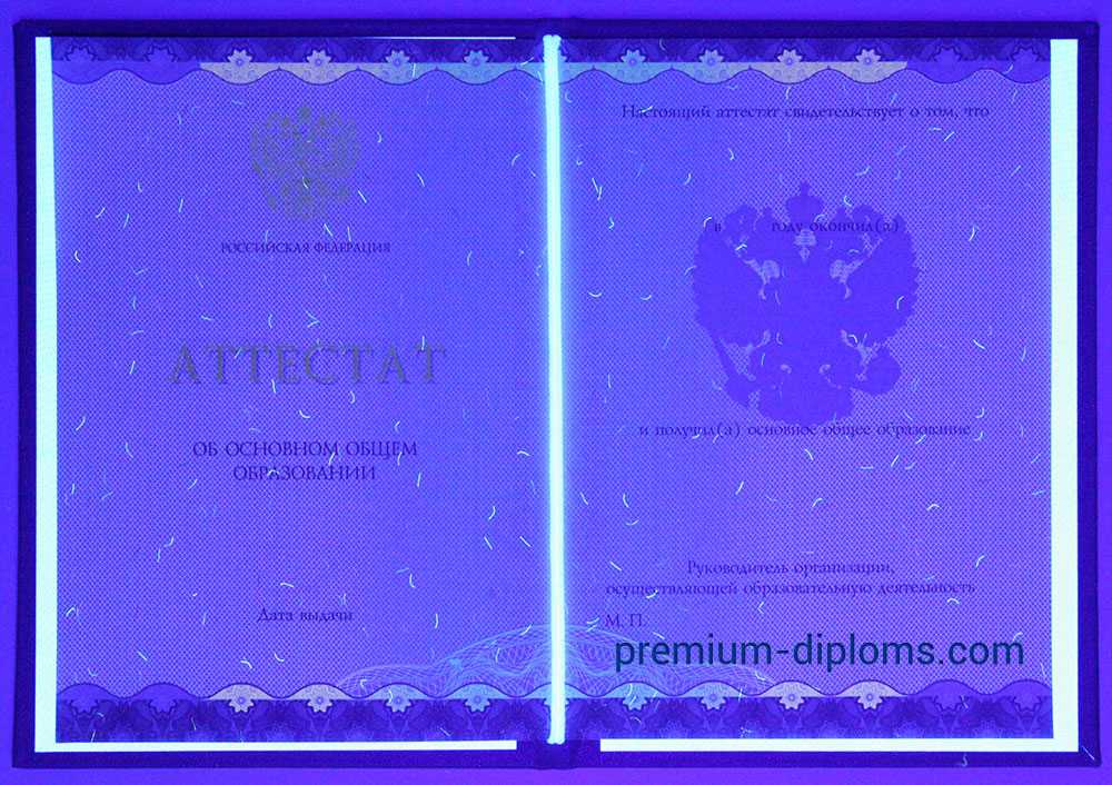 Аттестат 9 классов 2014-2025 год фото